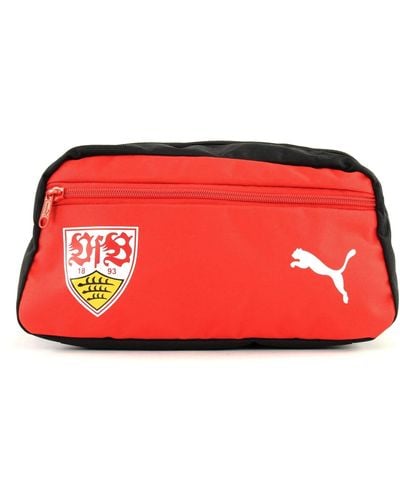 PUMA VfB Stuttgart Fanwear Wash Bag Black - Red - Rot