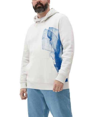 S.oliver Big Size Sweatshirts Langarm - Blau