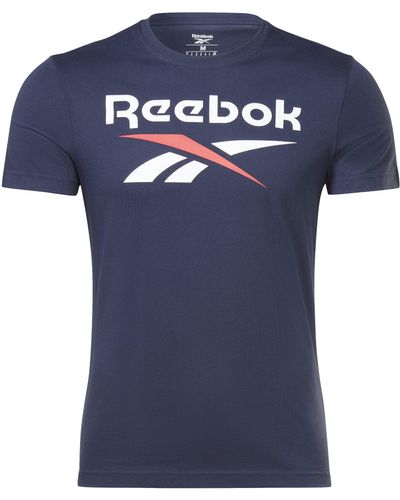 Reebok Logo Identity Big T-Shirt - Blu