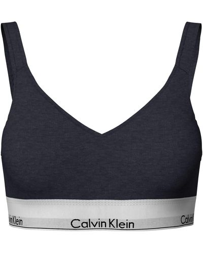Calvin Klein Underwear Reggiseno con Coppe Sagomate Blu Melange