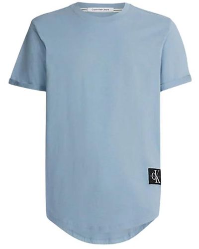 Calvin Klein T-Shirt J30j315319 Iceland Blue XL - Blau