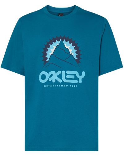 Oakley Mountains out B1b Tee T-Shirt - Blu