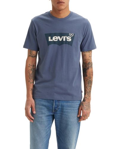 Levi's Graphic Crewneck Tee T-shirt - Blue