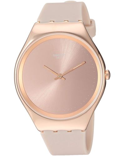 Swatch Skinrosee Watch - Natural