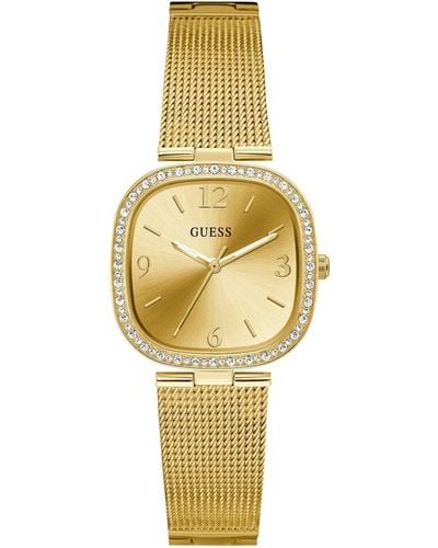 Guess Quartz Watch with Stainless Steel Strap - Metallizzato