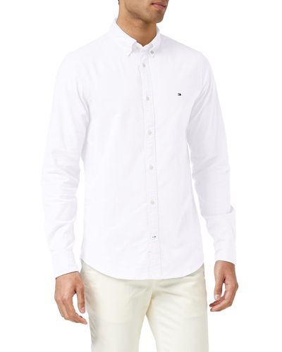 Tommy Hilfiger CORE Stretch Slim Oxford Shirt Freizeithemd - Weiß