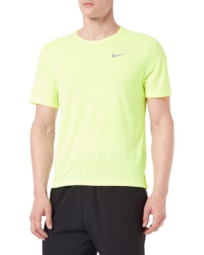 Nike Df Miler T-shirt - Yellow