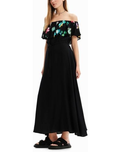 Desigual Woven Dress Sleeveless - Black