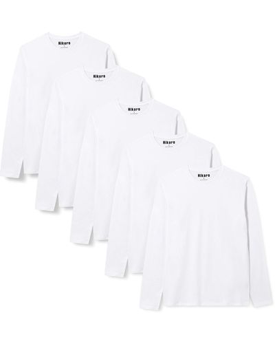 HIKARO Af-m-jr 035 T-Shirts - Weiß