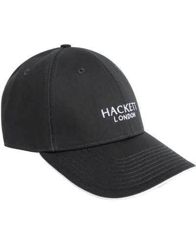 Hackett Classic Brnd Uncap Cap - Black