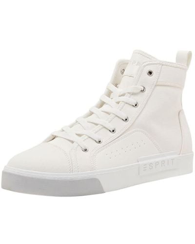 Esprit High Sneaker aus Canvas - Weiß