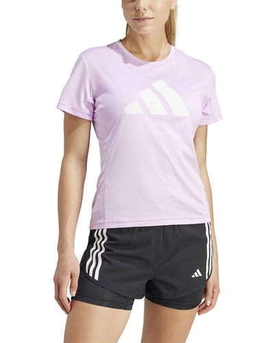 adidas Run It Tee T-Shirt - Violet