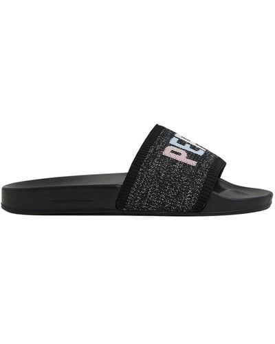 Pepe Jeans Slider Knit W Sandals - Noir