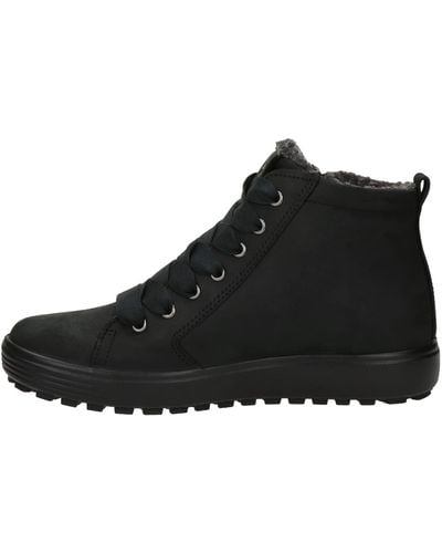 Ecco Soft 7 Tred Gore-tex High Sneaker - Black