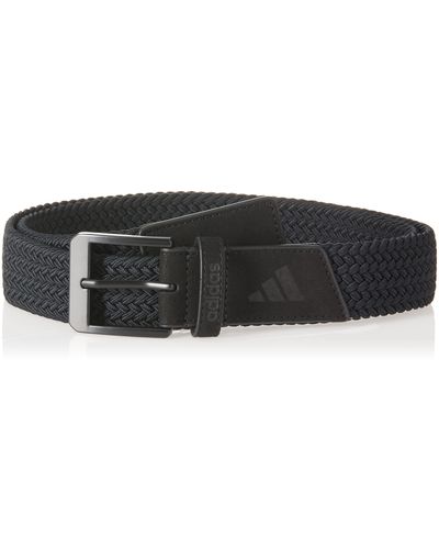 adidas Unisex-adult Braided Stretch Belt - Zwart