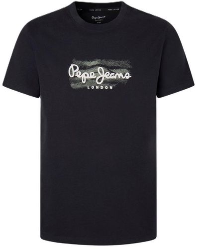 Pepe Jeans Castle T-Shirt - Negro