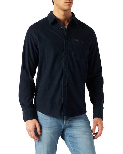 Lee Jeans Sure Shirt Maglia - Blu