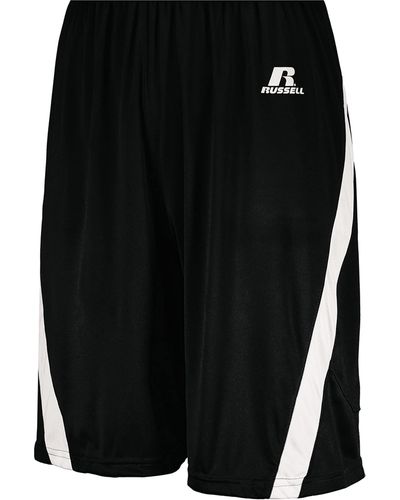 Russell Standard Athletic Cut Basketball Shorts - Black