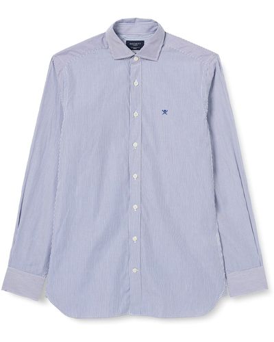 Hackett Essential Bengal Str Shirt - Purple