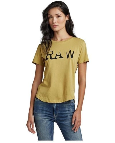 G-Star RAW Raw Optic Slim R T Wmn Ss T-shirt - Multicolour