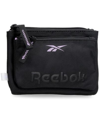 Reebok Linden Toiletry Bag Two Compartments Black 17x9x2 Cms Polyester