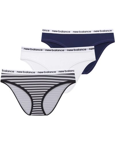 New Balance Premium Performance Hipster Underwear With Logo Printed Elastic Waistband 6 Pack - Multicolour