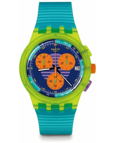 Swatch Neon Wave - SUSJ404, grün