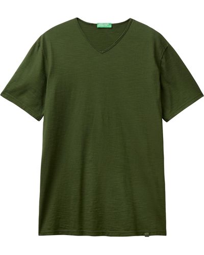 Benetton T-shirt 3je1j4264 - Green