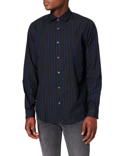 FIND Dress Shirt With Striped Pattern - Blue