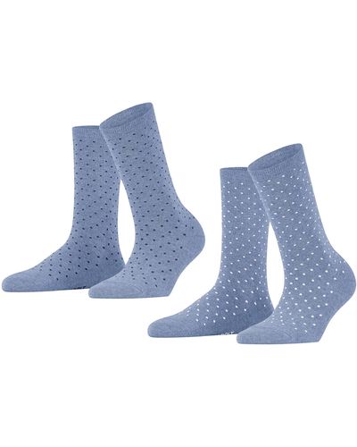 Esprit ESPRIT Socken Fine Dot 2-Pack - Blau