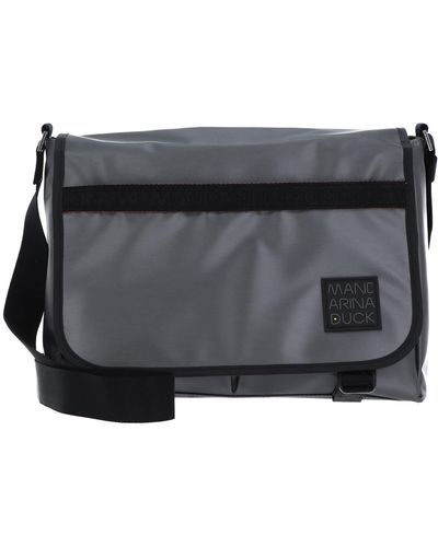 Mandarina Duck Warrior Messenger Bag Gun Metal - Grau