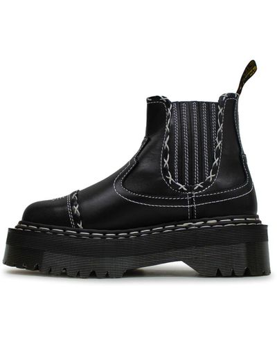 Dr. Martens 2976 Quad Strap Wanama Leather Black Boots 5 Uk