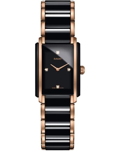 Rado Integral Diamonds Bracelet Watch - Black