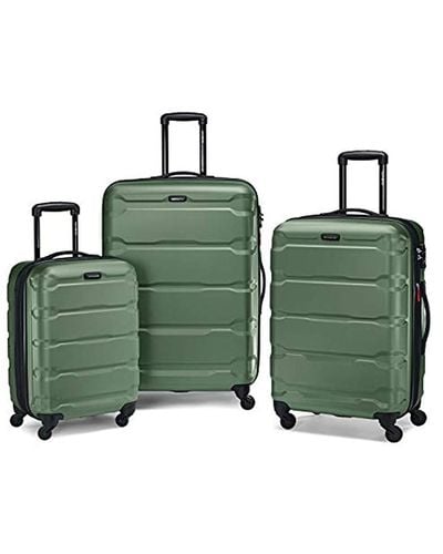 Samsonite Omni Expandable Hardside Luggage With Spinner Wheels - Green