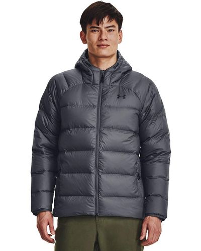 Under Armour S Down 2.0 Jacket Grey M - Blue