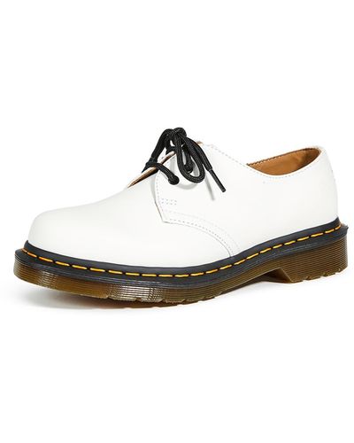 Dr. Martens Zapatos con plataforma 1461 quad en piel smooth - Blanco