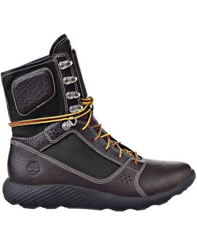 Timberland Limited Realese Flyroam Tactical Leather Boot Dark Brown/Green tb0a1nk3 - Braun