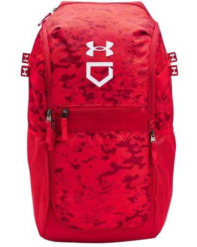Under Armour Adult Utility Baseball Backpack Print, - Red