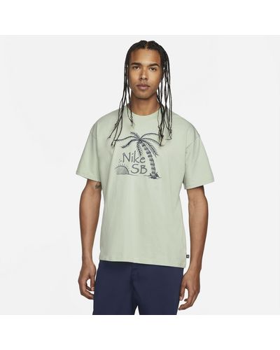 Nike SB Island Time T-Shirt Seafoam M - Schwarz