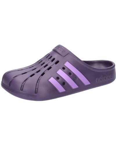adidas Adilette Clog Sandals - Purple