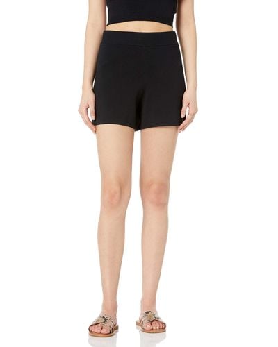 The Drop Ivy Pull On Sweater Short - Black