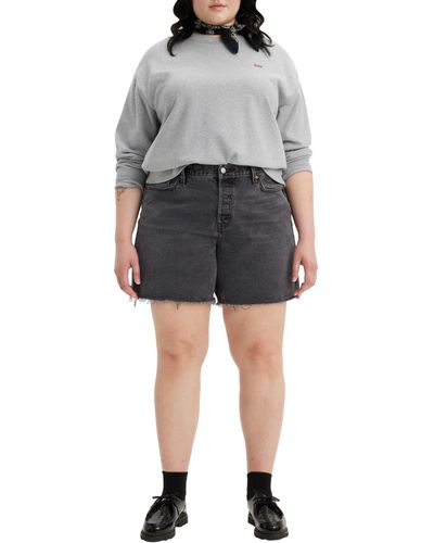 Levi's Size 501 90s Shorts Mid Length - Black