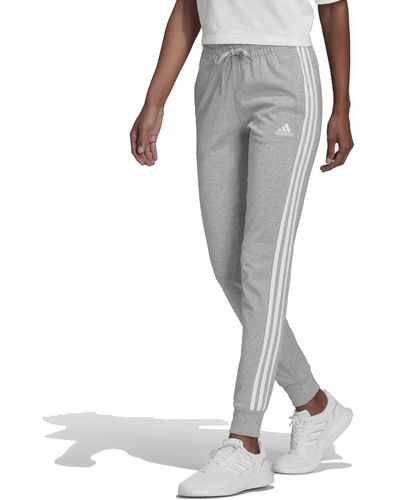 adidas 3 Stripes Sweatpants Jogginghosen - Grau