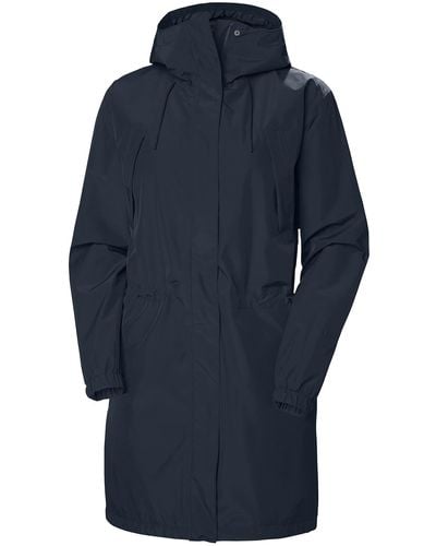 Helly Hansen W T2 Raincoat Rain Coat - Blue