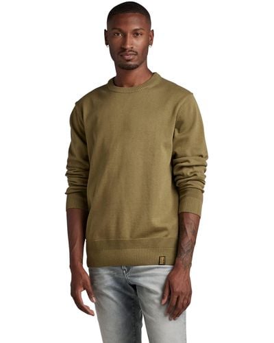 G-Star RAW Essential Performance Knit Pullover Sweater - Groen