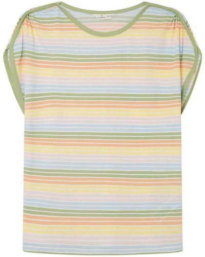 Springfield SPRINGFILED Camiseta Estampada Frunces Hombro - Multicolor