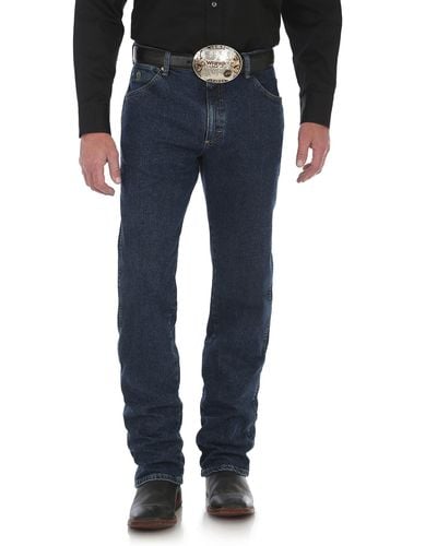 Wrangler George Strait Cowboy Cut Regular Fit Jean - Blue