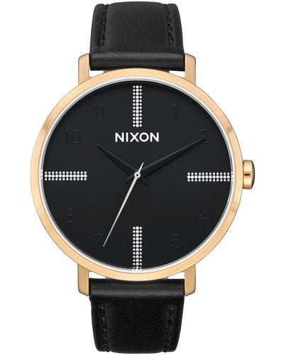 Nixon Arrow Leather Analog Display Quartz Watch - Mehrfarbig