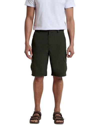 Mountain Warehouse Explore shorts - Schnelltrocknend, leicht, schrumpffreie und ausbleichsichere Wandershorts, 5 Taschen - Natur