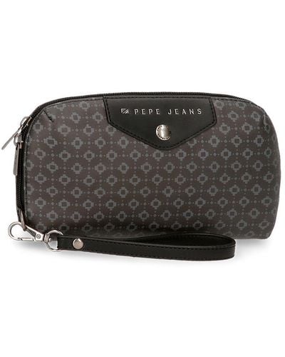 Pepe Jeans Bethany Black Handbag 20 X 11 X 4 Cm Faux Leather
